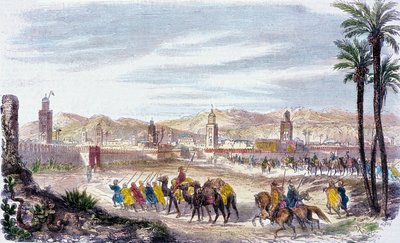 Marrakech, Morocco by Adolphe (after) Rouargue