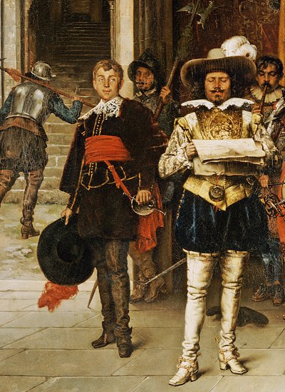 Musketeers of the King by Adolphe Alexandre Lesrel