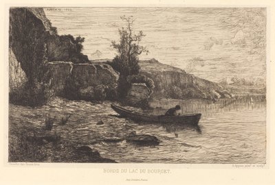 Banks of Lake Bourget by Adolphe Appian