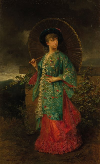 Portrait of Helene of Mecklenburg-Schwerin, Duchess of Orleans by Adolphe Aze