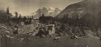 Alpine Landscape by Adolphe Braun