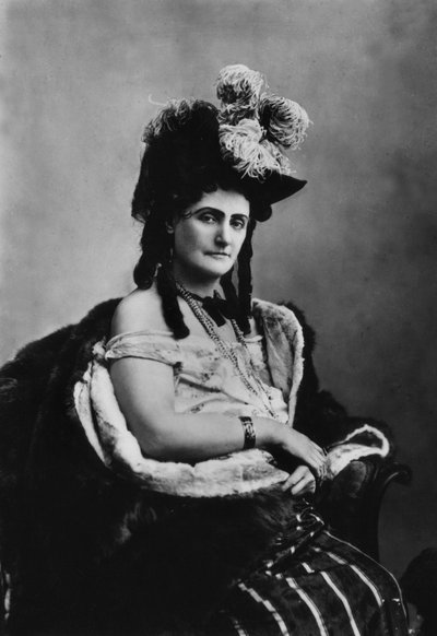 Italian Virginia Oldoini, Countess of Castiglione, Spy of French Emperor Napoleon III, Photo by Adolphe Braun by Adolphe Braun