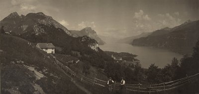 Lake Walensee, Switzerland by Adolphe Braun