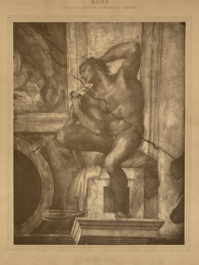 Vatican Palace, Sistine Chapel, Michelangelo by Adolphe Braun