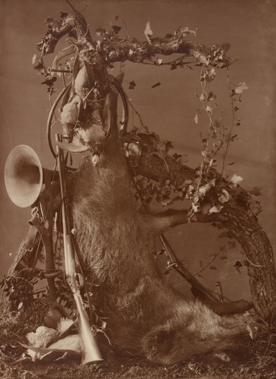 Still Life of a Hunting Scene by Adolphe Braun