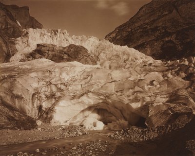 Switzerland. Grindelwald, Upper Glacier, Source of the Lutschine, 1875-1877 by Adolphe Braun