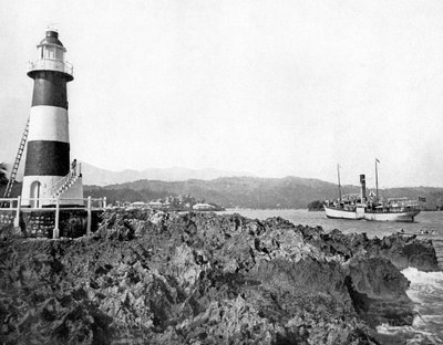 Entrance to Port Antonio, Jamaica, c1905 by Adolphe Duperly and Son