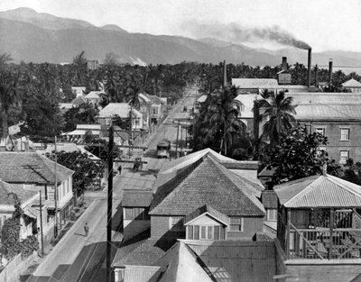 Harbour Street East, Kingston, Jamaica by Adolphe Duperly and Son