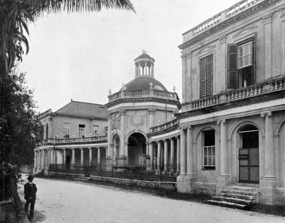 Rodneys Monument, Spanish Town, Jamaica by Adolphe Duperly and Son