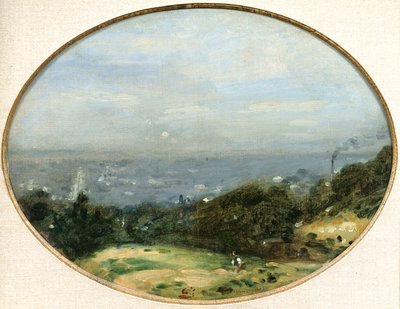 View of Le Havre, 1875 by Adolphe Felix Cals