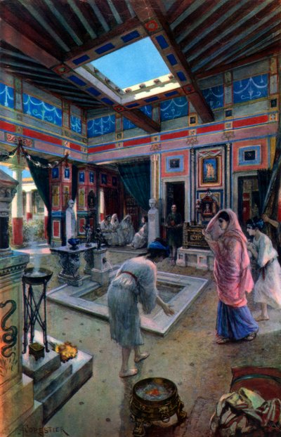 Domestic Life of the Ancient Romans by Adolphe Forestier