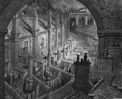 Over London by Rail, 1872 by Adolphe Francois Pannemaker