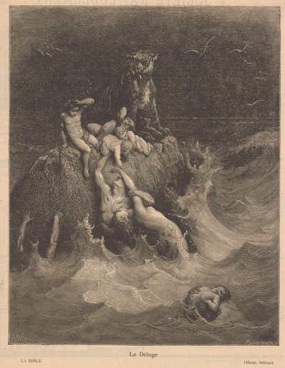 The Flood by Adolphe Francois Pannemaker