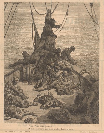 Ship with Suffering Crew by Adolphe François Pannemaker (possibly)