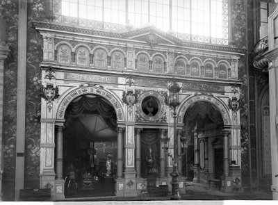Portico of the Silversmith Pavilion at the Universal Exhibition, Paris, 1889 by Adolphe Giraudon