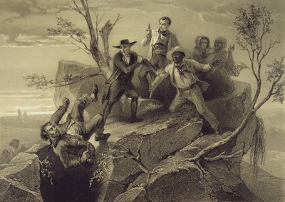 The Fight Between George and Tom Loker, plate 8 from 