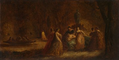 A Woodland Fête, c.1853-1857 or c.1862 by Adolphe Joseph Thomas Monticelli