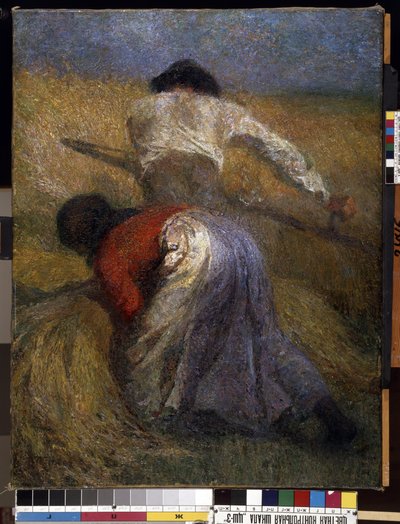 The Harvest by Adolphe Joseph Thomas Monticelli