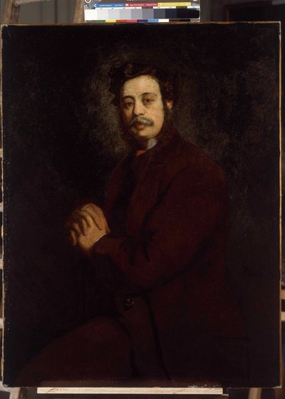 Portrait of Mr. Khan by Adolphe Joseph Thomas Monticelli