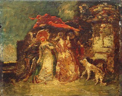 Unknown Image by Adolphe Joseph Thomas Monticelli