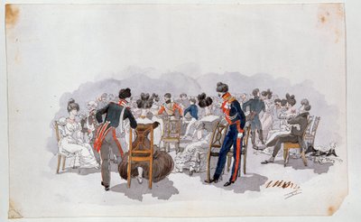 At A Ball by Adolphe Ladurner