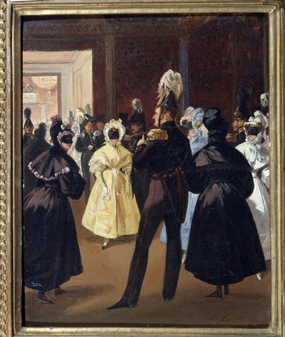 Emperor Alexander I at the Masquerade Ball by Adolphe Ladurner