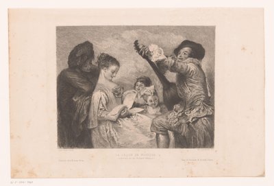 Musical Company by Adolphe Lalauze
