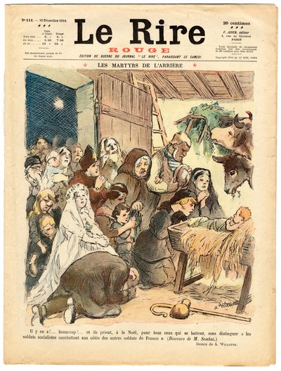 Cover of The Red Laughter, Satirical in Colors by Adolphe Leon Willette