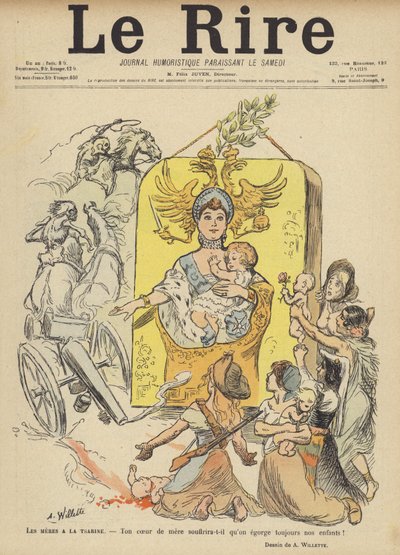 Illustration for Le Rire by Adolphe Leon Willette