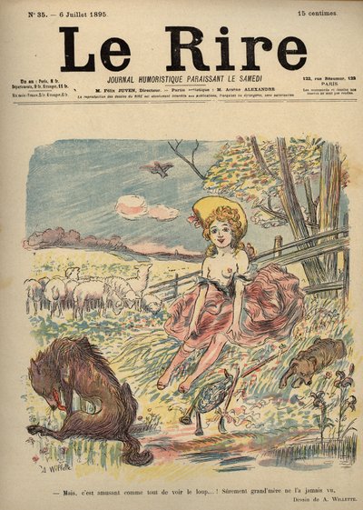 Little Red Riding Hood - shepherdess topless, red Riding Hood - But, it