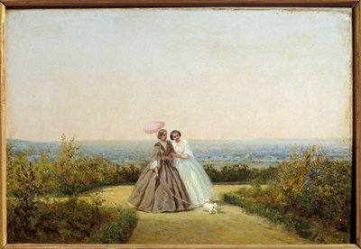 Women in the Garden by Adolphe Martial Potemont