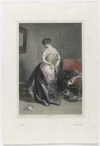 The Corset by Adolphe Mouilleron