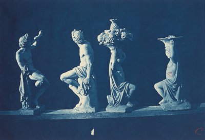Four Statues, c. 1868 by Adolphe Terris