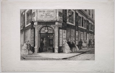 Headquarters of the Société des Aquafortistes, 1864 by Adolphe Théodore Jules Martial Potémont