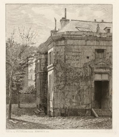 Rue de la Victoire (70). Hôtel Bonaparte by Adolphe Théodore Jules Martial Potémont