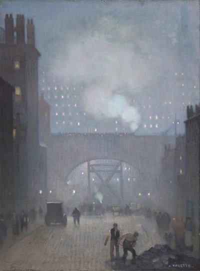 York Street Leading to Charles Street, Manchester by Adolphe Valette