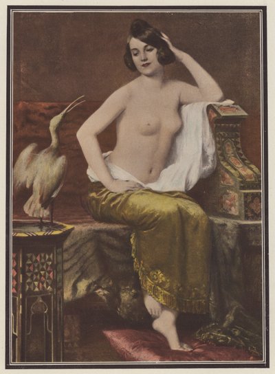 The Favourite, Woman with a Bird by Adolphe Weisz