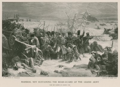 Marshal Ney Sustaining the Rear-Guard of the Grand Army by Adolphe Yvon