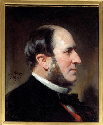Portrait of Baron Eugene-Georges Haussmann, Prefect of Paris by Adolphe Yvon