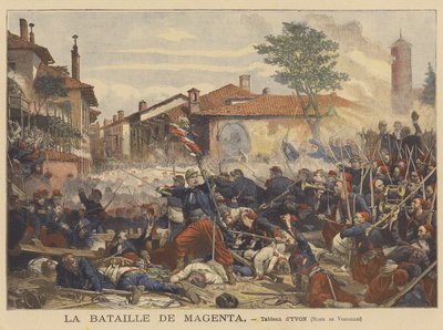 The Battle of Magenta by Adolphe after Yvon