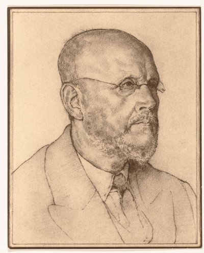 Photoreproduction of a Portrait of a Man by Han van der Kop by Adriaan Bijl