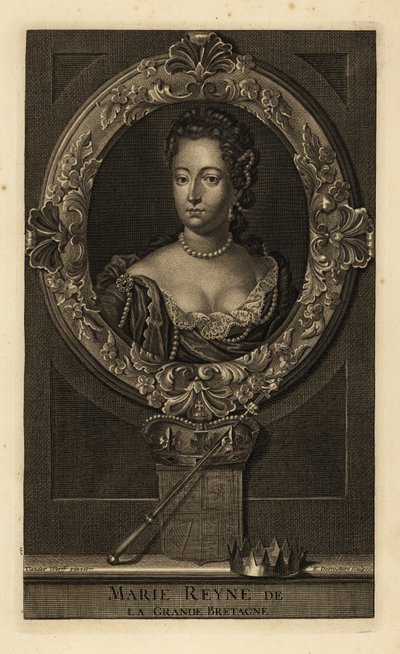 Queen Mary II of Great Britain by Adriaan van der (after) Werff