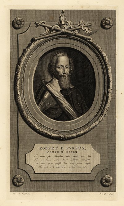 Robert Devereux, 2nd Earl of Essex, Favourite of Elizabeth I by Adriaan van der (after) Werff