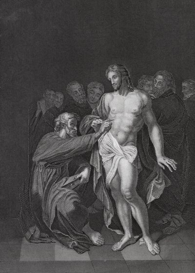 The Incredulity of St Thomas, John, Ch 20, vs 26-29 by Adriaan van der (after) Werff
