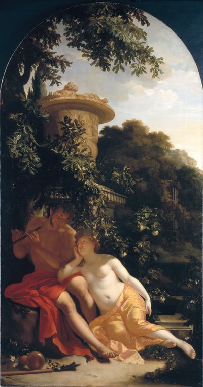 Shepherd and Shepherdess, The Amorous Shepherd by Adriaan van der Werff