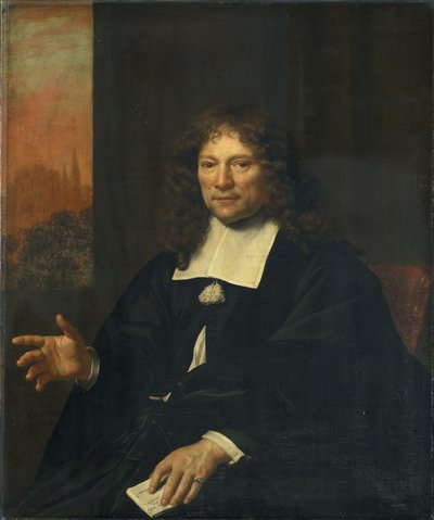 Portrait of Daniël Niëllius (1610-1689) by Adriaen Backer