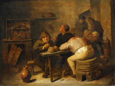 Interior of a Public House by Adriaen Brouwer