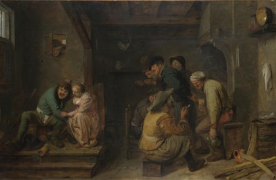 Tavern Scene by Adriaen Brouwer