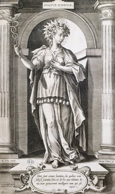 Allegory of the Sciences by Adriaen Collaert