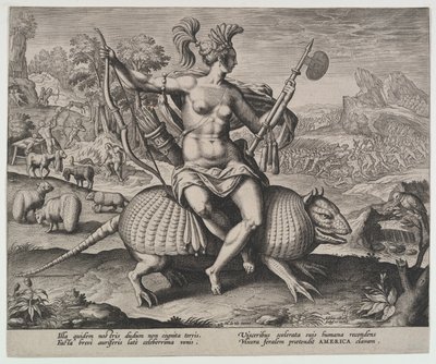 America, from the Four Continents by Adriaen Collaert